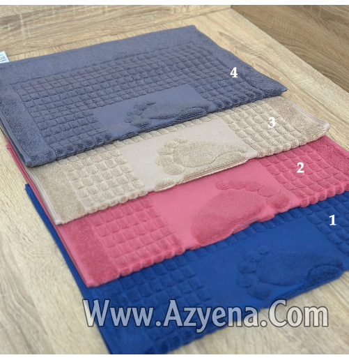 tapis de pieds 100% coton épaisse 50*70 cm