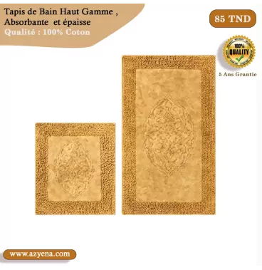 Tapis de Bain épais absorbante Haut Qualité Garantie 5 ans