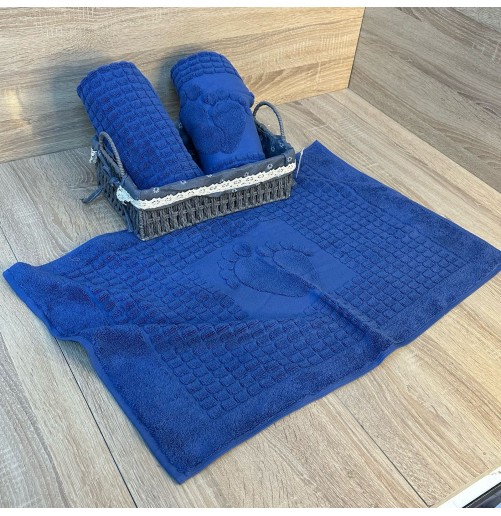 Tapis de pieds 100% coton épaisse 50*70 cm