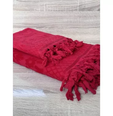 Lot de Deux Draps de Bain en 100% Coton Doux