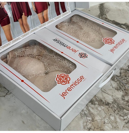 Pack de Lingerie Femme – 6 Pièces en Satin de Soie de Qualité