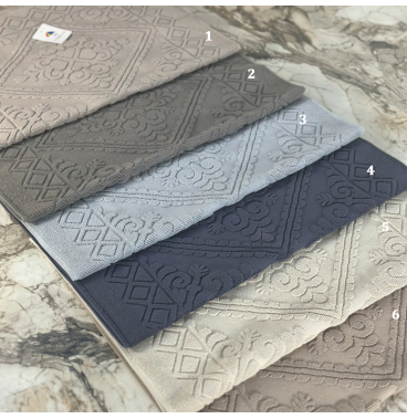 Tapis de pieds 100% coton épaisse 50*70 cm