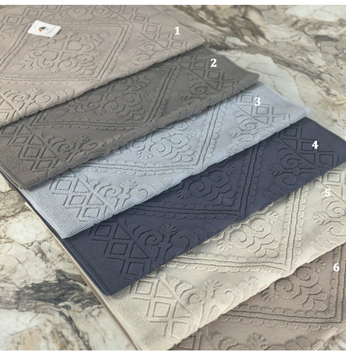Tapis de pieds 100% coton épaisse 50*70 cm
