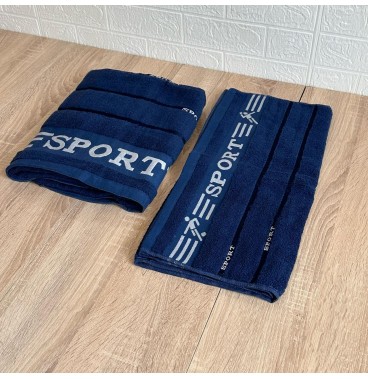 Ensemble de 2 Draps de bain en 100% Coton