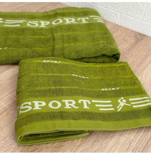 Ensemble de 2 Draps de bain en 100% Coton