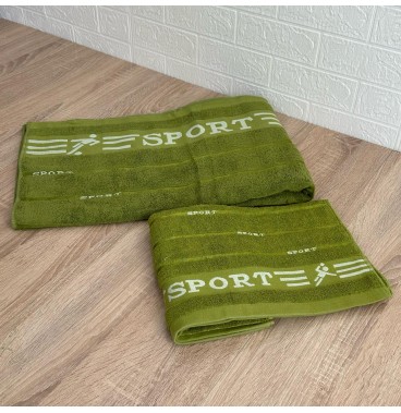 Ensemble de 2 Draps de bain en 100% Coton