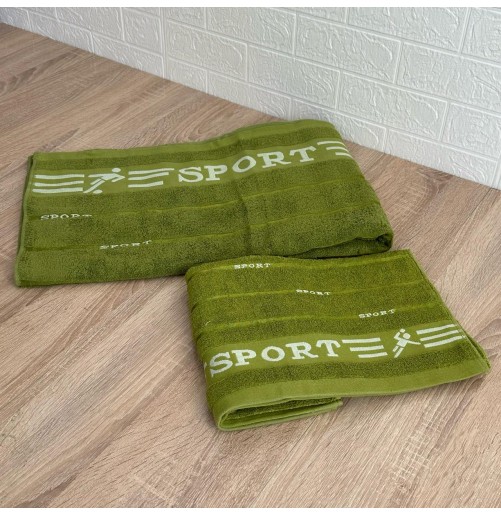 Ensemble de 2 Draps de bain en 100% Coton
