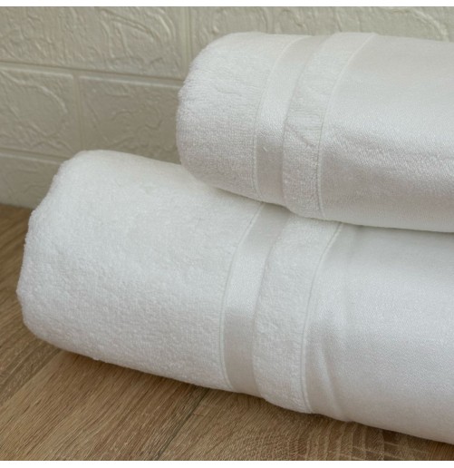 Lot de 2 Draps de Bain Épais en Coton Supérieur – Douceur & Absorption Maximales