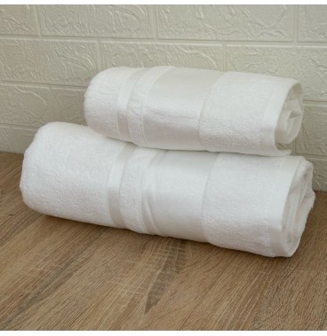 Lot de 2 Draps de Bain Épais en Coton Supérieur – Douceur & Absorption Maximales