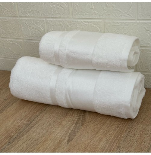Lot de 2 Draps de Bain Épais en Coton Supérieur – Douceur & Absorption Maximales