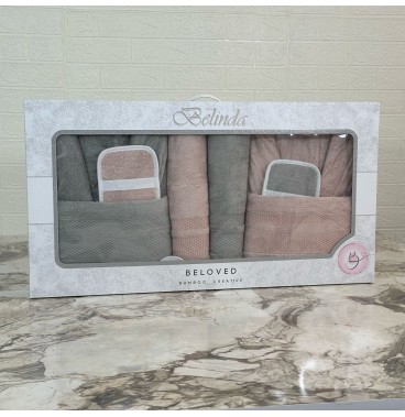 🛁 Coffret de Bain Luxe 8 Pièces en Bambou – Douceur, Qualité & Élégance