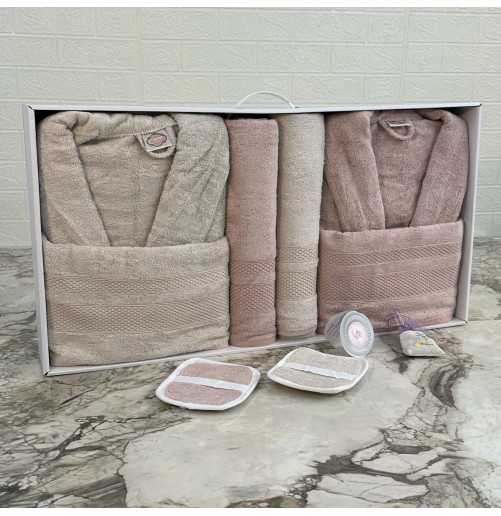 🛁 Coffret de Bain Luxe 8 Pièces en Bambou – Douceur, Qualité & Élégance