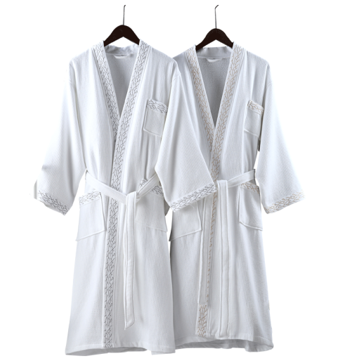 Peignoir de Bain Luxe Hôtel – 100 % Coton Pur pour Couple | Homme & Femme