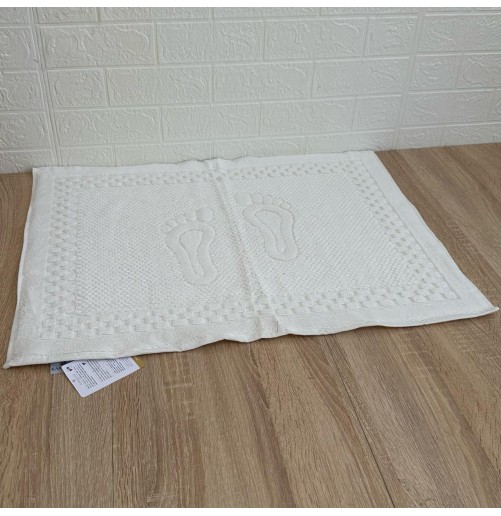 Tapis de pieds 100% coton épaisse 50*70 cm