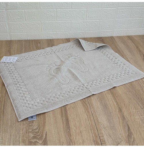 Tapis de pieds 100% coton épaisse 50*70 cm