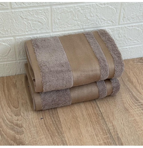 Lot de 2 draps de bain 90x50 cm – Coton doux et épais
