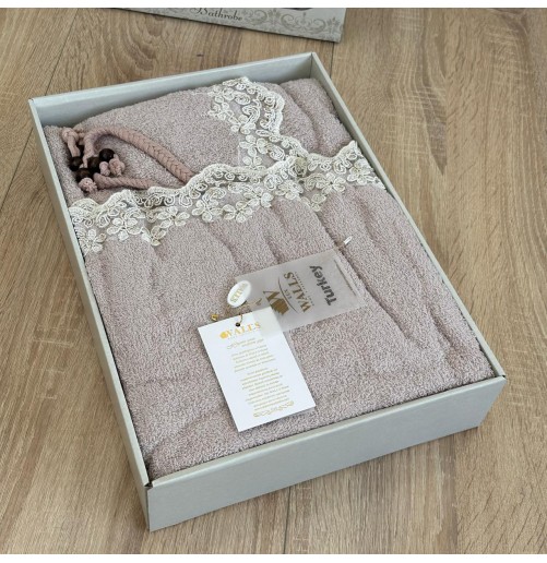 Cap de bain coton peignoir de bain avec capuche femme