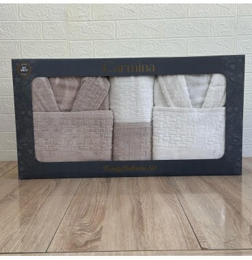 Coffret Linge de Bain Elle & Lui – 6 Pièces 100% Coton – Doux & Absorban