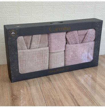 Coffret Linge de Bain Elle & Lui – 6 Pièces 100% Coton – Doux & Absorban