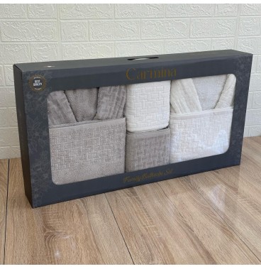 Coffret Linge de Bain Elle & Lui – 6 Pièces 100% Coton – Doux & Absorban