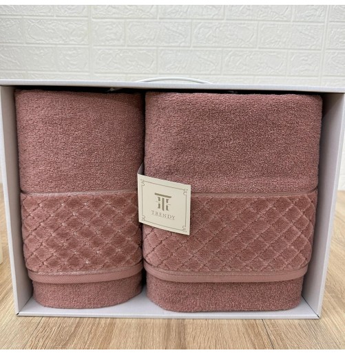 Pack de 2 Draps de Bain en Coton de Qualité Luxueuse - Marque Belinda