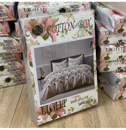 Parure de lit 4 pièces en coton microfibre – Douceur et confort