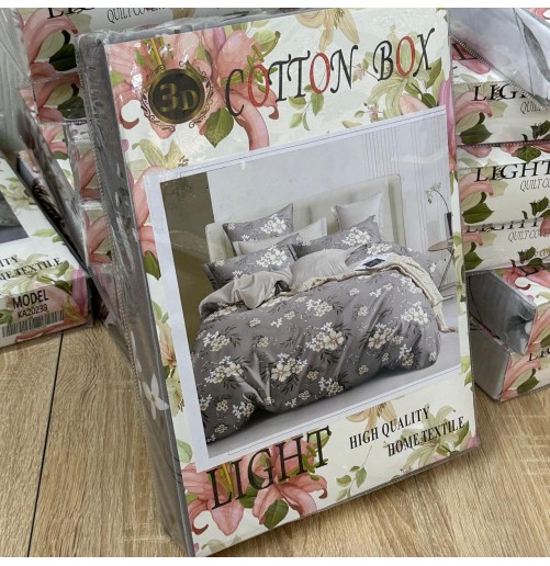 Parure de lit 4 pièces en coton microfibre – Douceur et confort
