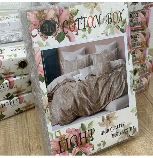Parure de lit 4 pièces en coton microfibre – Douceur et confort