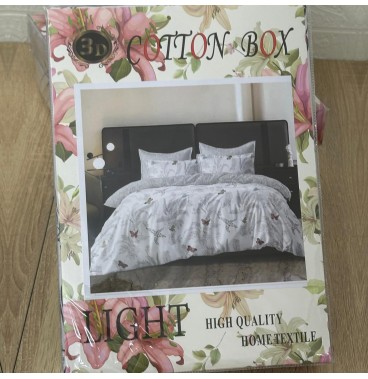 Parure de lit 4 pièces en coton microfibre – Douceur et confort