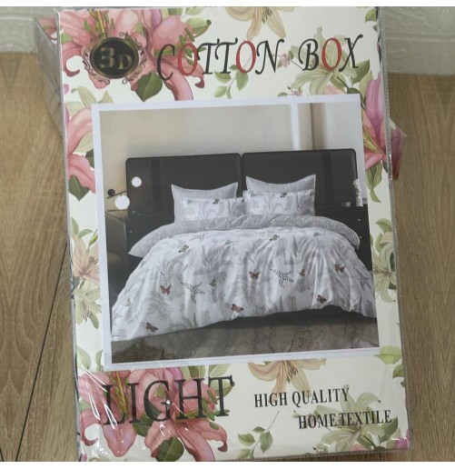 Parure de lit 4 pièces en coton microfibre – Douceur et confort