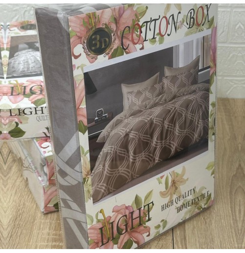 Parure de lit 4 pièces en coton microfibre – Douceur et confort