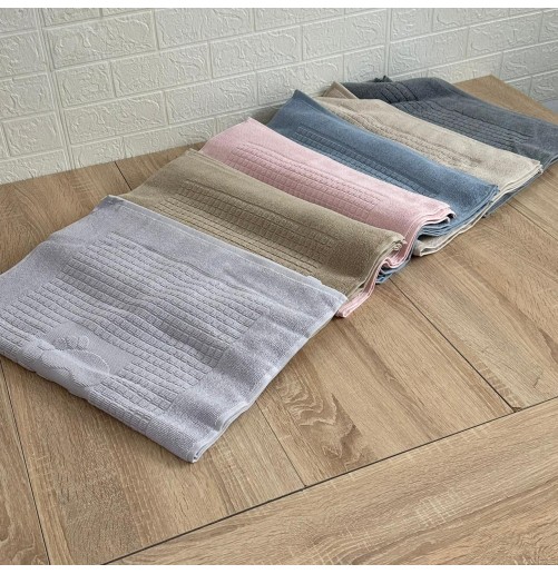 Tapis de pieds 100% coton épaisse 50*70 cm