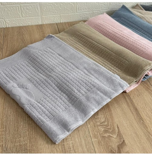 Tapis de pieds 100% coton épaisse 50*70 cm