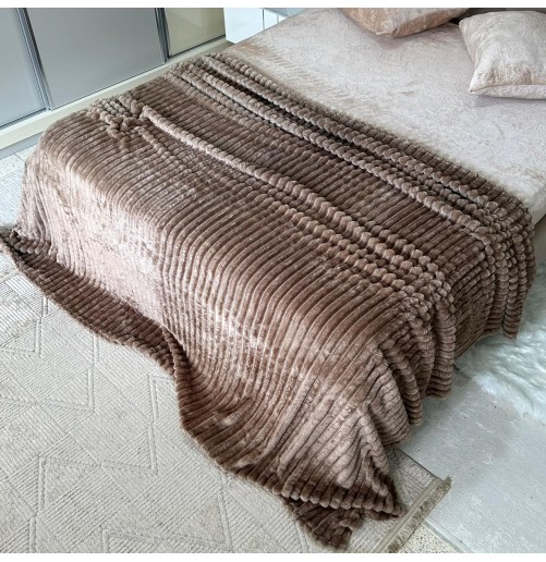 Plaid 2 places en polaire douce – Épais, chaud et grand format 220x240 cm 📝 D