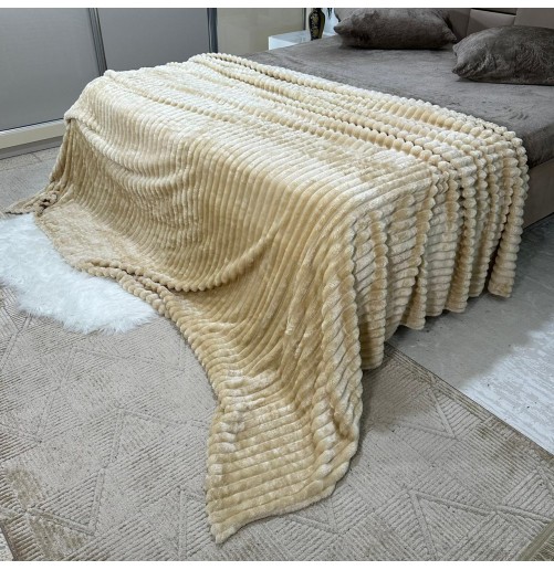 Plaid 2 places en polaire douce – Épais, chaud et grand format 220x240 cm 📝 D