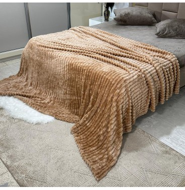 Plaid 2 places en polaire douce – Épais, chaud et grand format 220x240 cm 📝 D