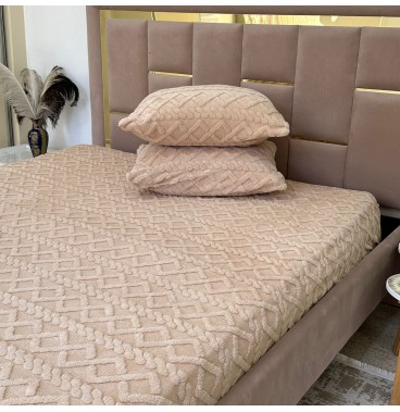 Housse de Lit en Peluche – Chaleur & Douceur pour l’Hiver ❄️