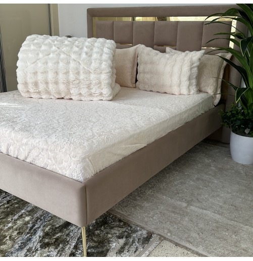 Couette Luxe en Fourrure de Lapin – 5 Pièces – Fabrication Azyena