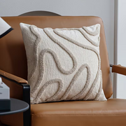 Taies Décoratives Brodées à la Main 45x45 cm - Qualité Artisanale Premium
