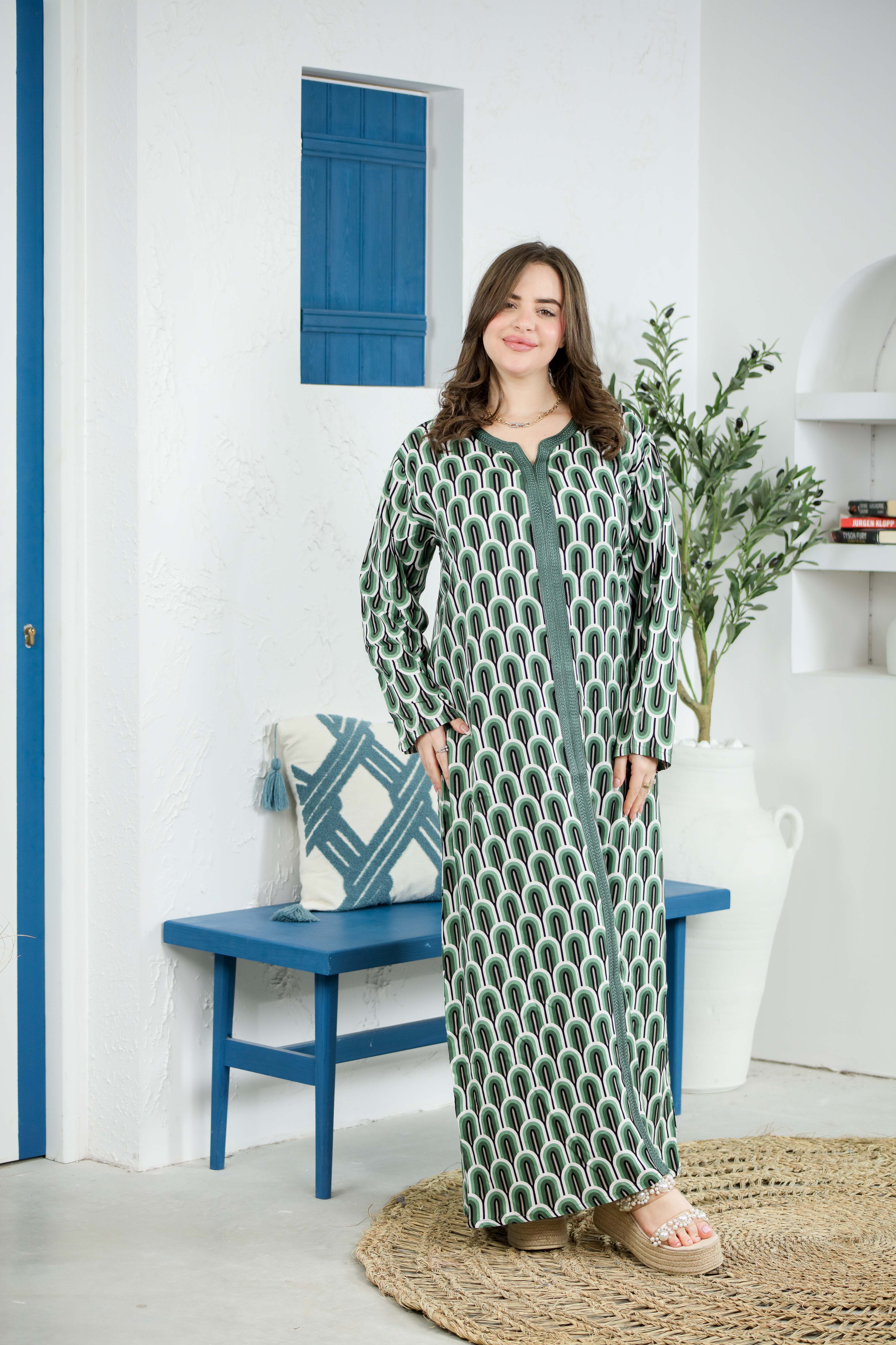 جبة تونسية زمنية - أناقة وراحة للصيف