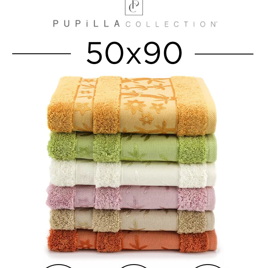 Pack 6 Serviettes de Bain Haut Gamme 50*90 cm de qualité bambou