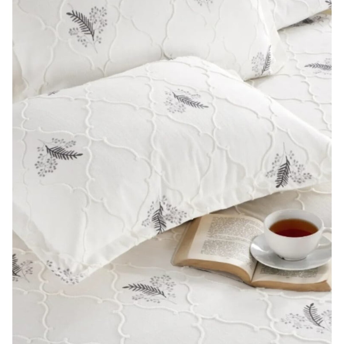 Parure de Lit Kamraya Haut Couture 100% Coton 6 pièces