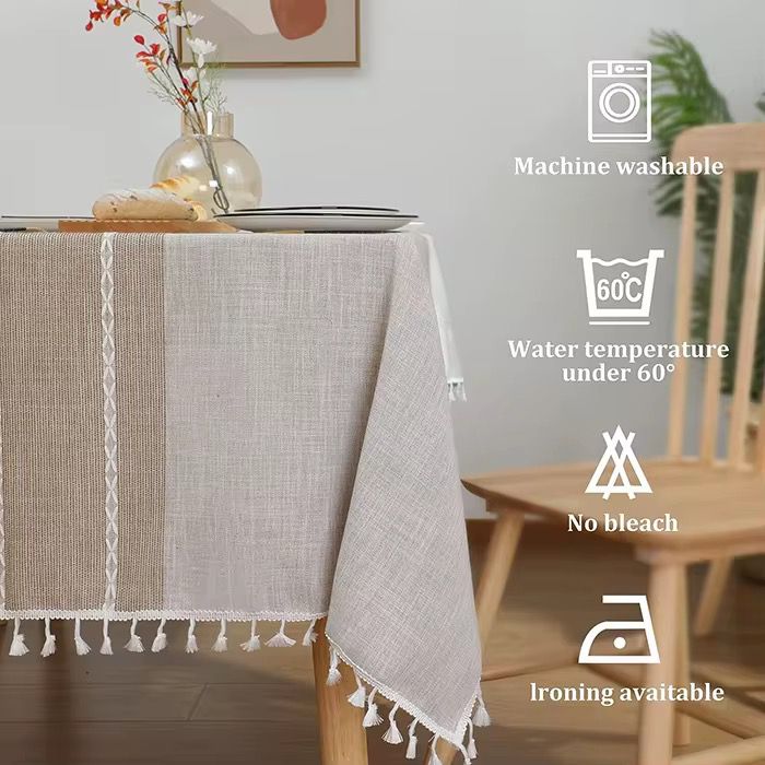 Nappe de Table Luxe Rectangulaire 220*150 cm – Antitache & Élégance Intemporelle