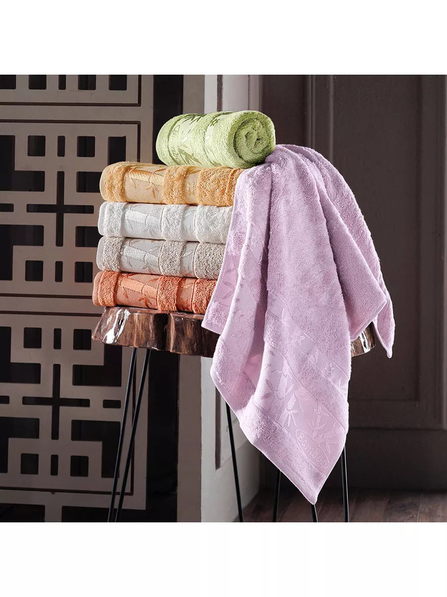 Pack 6 Serviettes de Bain Haut Gamme 50*90 cm de qualité bambou