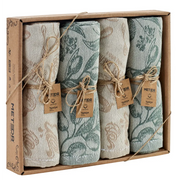 Ensemble de 4 Serviettes de Cuisine 50x60 cm