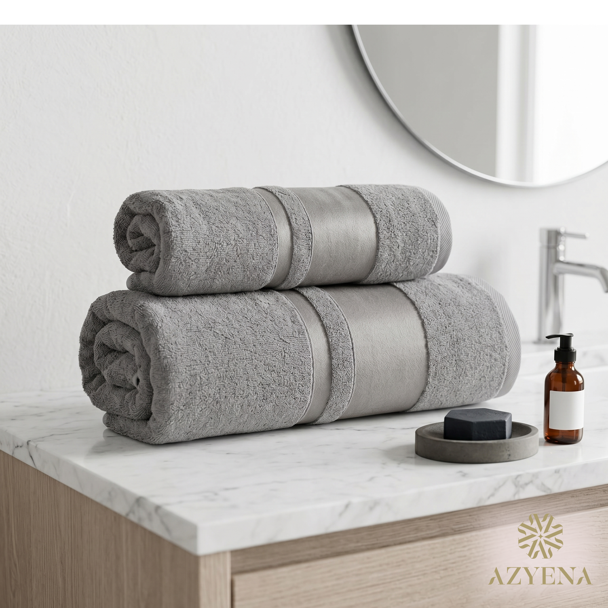 Ensemble Draps de Bain Coton 100% – Douceur et Absorption