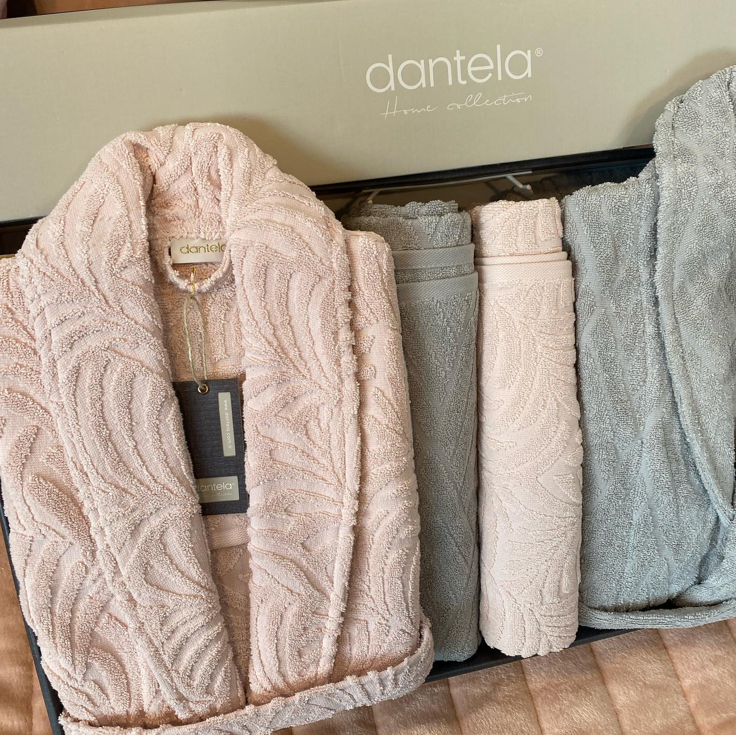 Ensemble Magnifique de Peignoirs Janset - 6 Pièces en Coton Turc de Qualité Supérieure