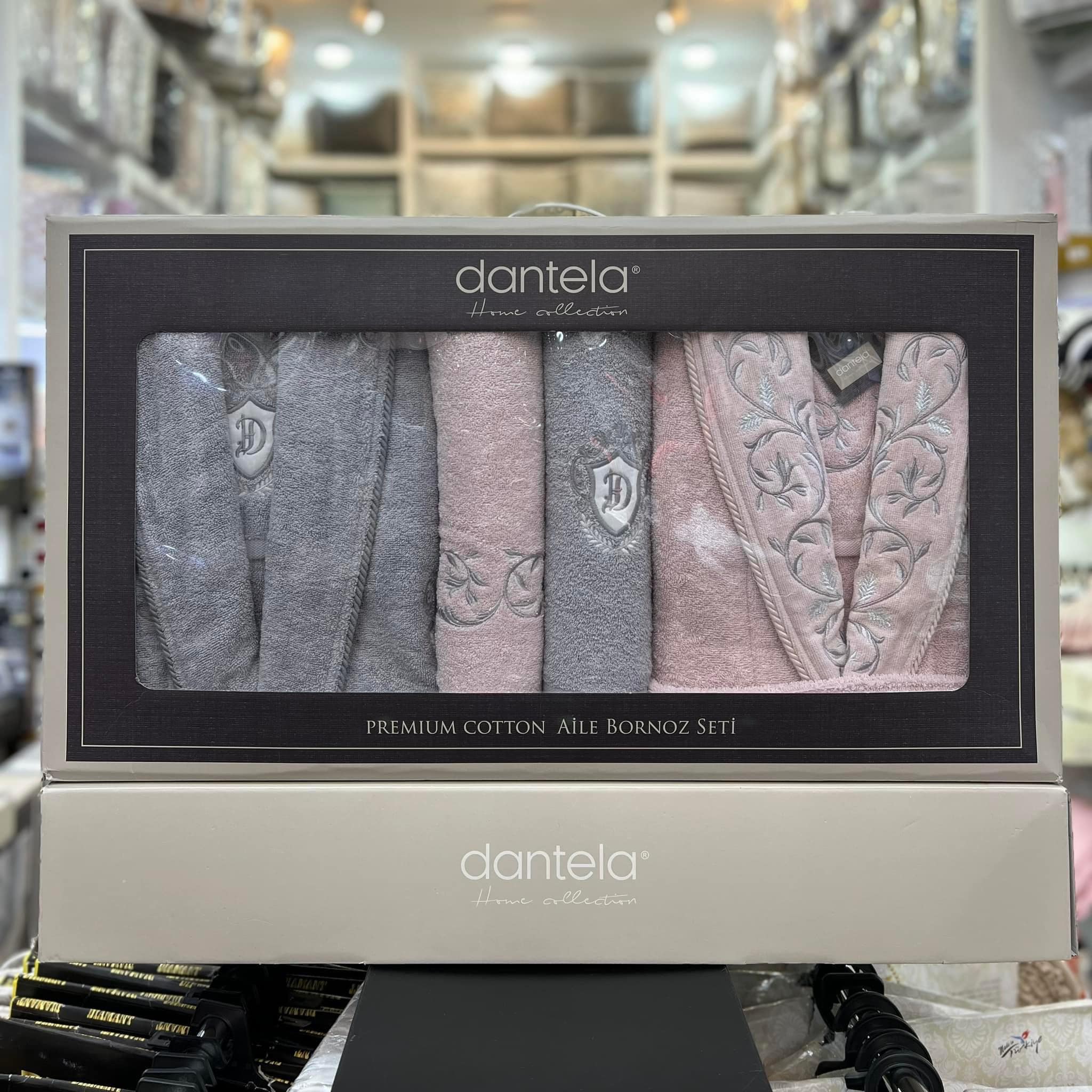 Ensemble Magnifique de Peignoirs Janset - 6 Pièces en Coton Turc de Qualité Supérieure