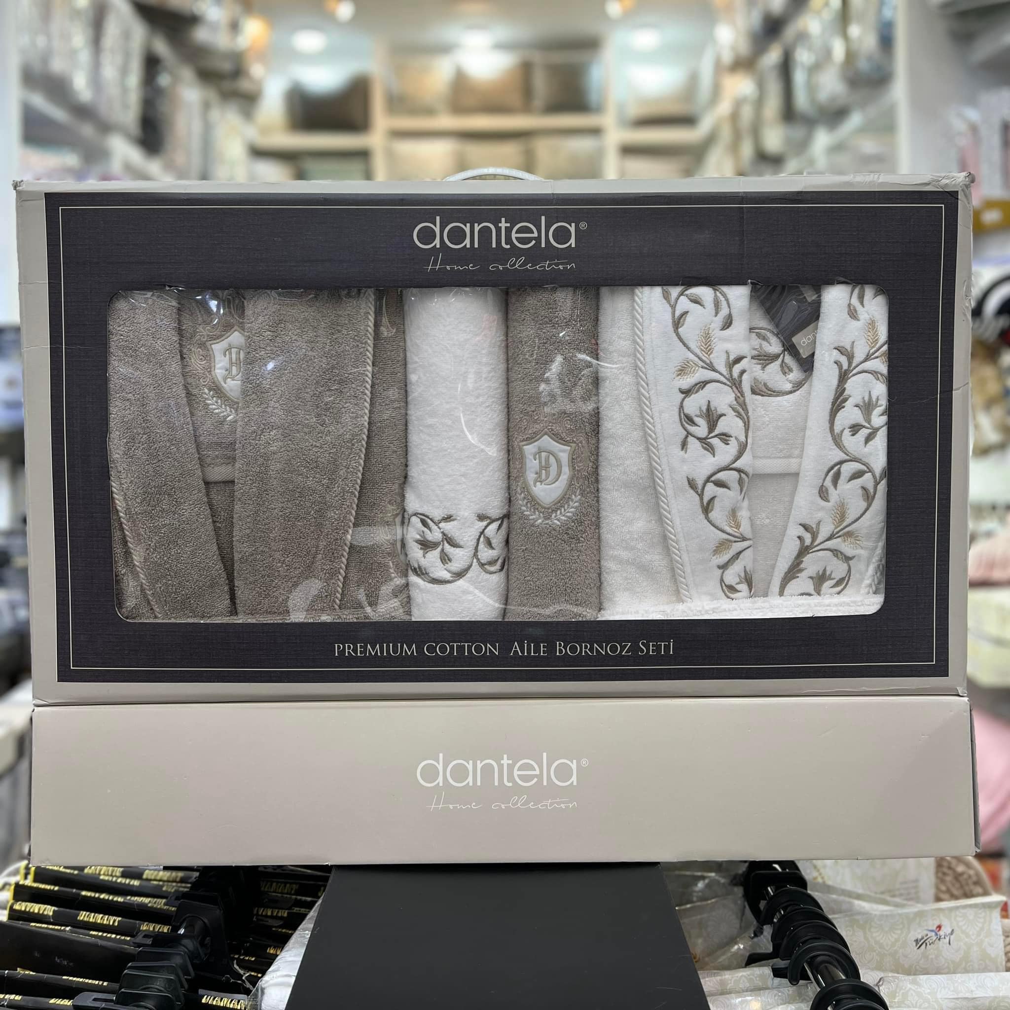 Ensemble Magnifique de Peignoirs Janset - 6 Pièces en Coton Turc de Qualité Supérieure