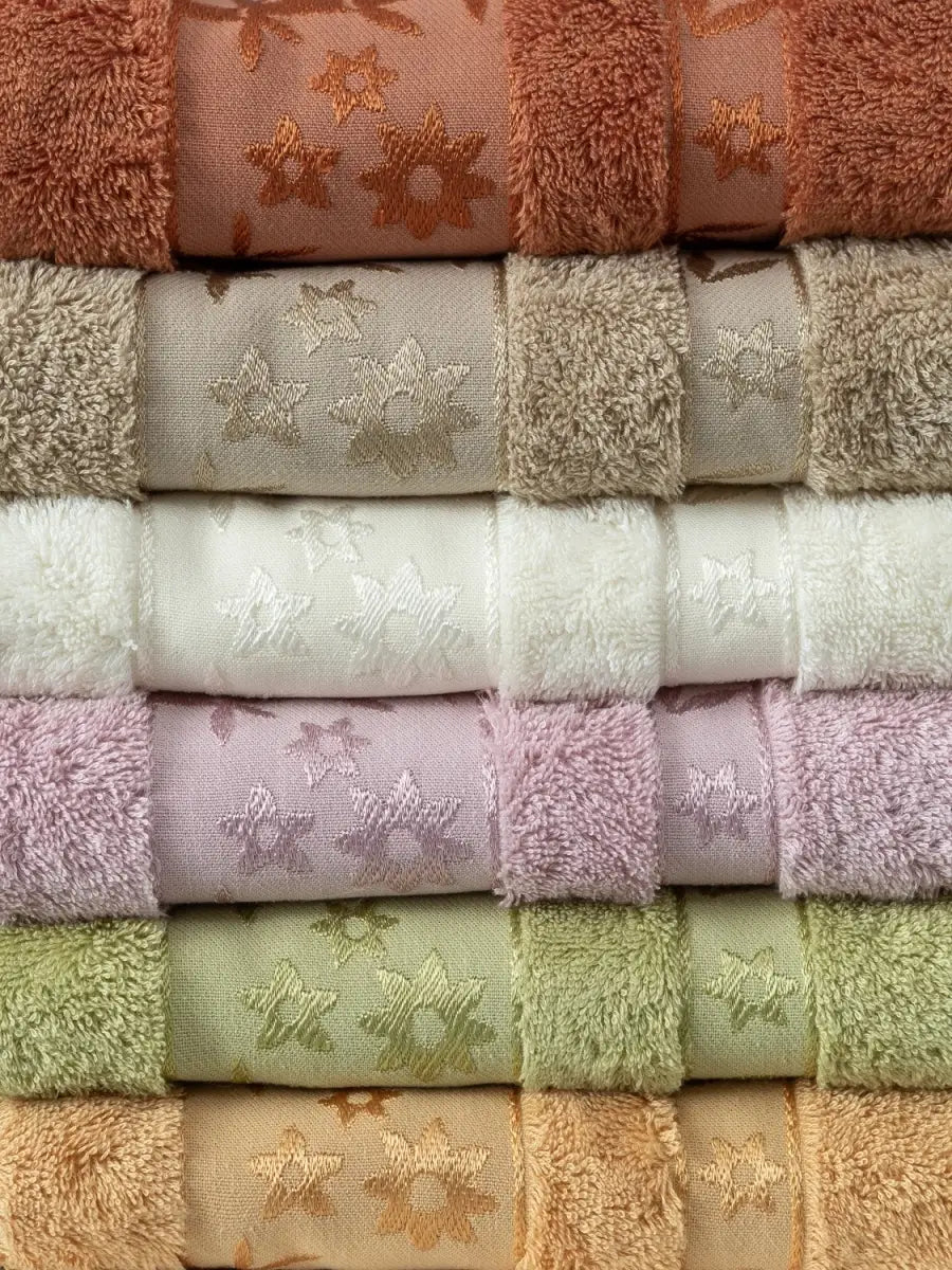 Pack 6 Serviettes de Bain Haut Gamme 50*90 cm de qualité bambou